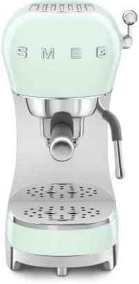 Smeg Espresso Coffee Machine Portafilter Pastel Green ECF02PGEU