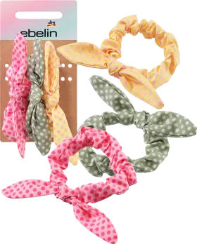 ebelin Hair ties dotted, 3 pcs