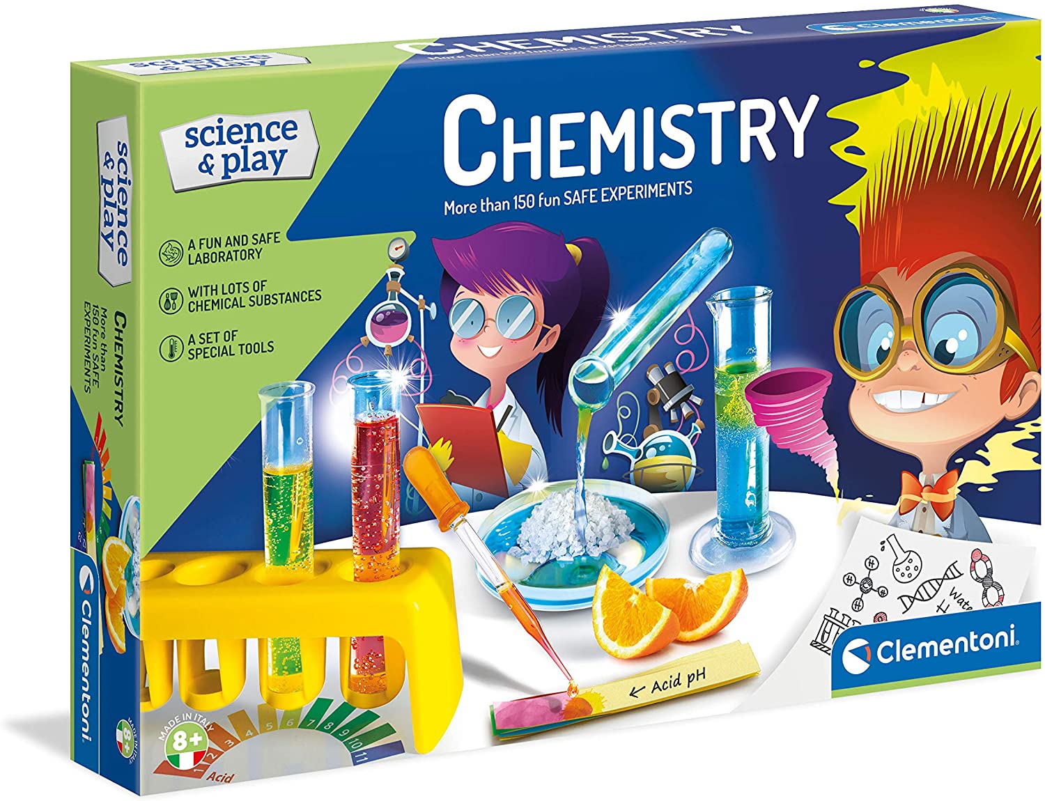 Clementoni 61726 Game – Chemistry – Science Kit – Laboratory And Eternity S
