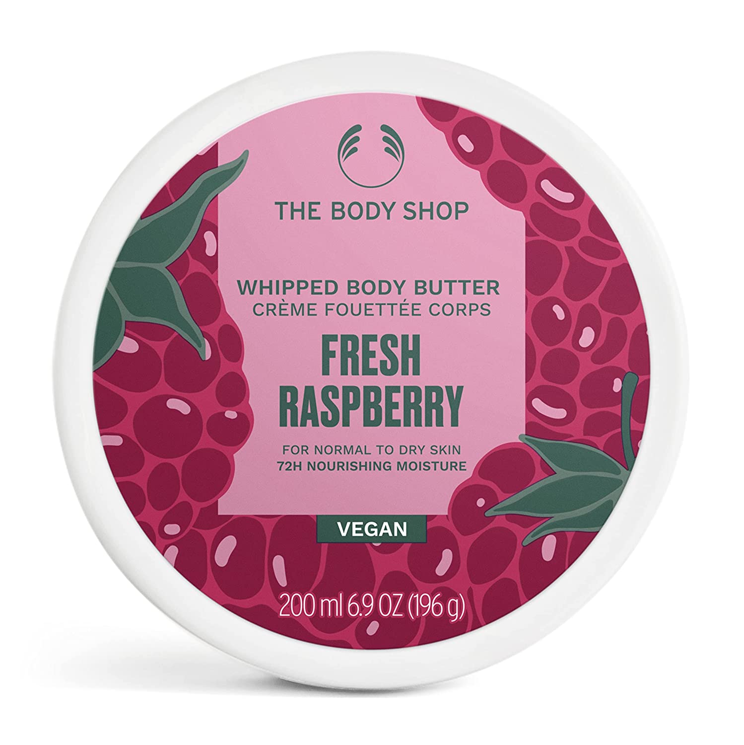 The Body Shop Fresh Raspberry Whipped Body Butter 200 ml Fresh Sweet Fragrance