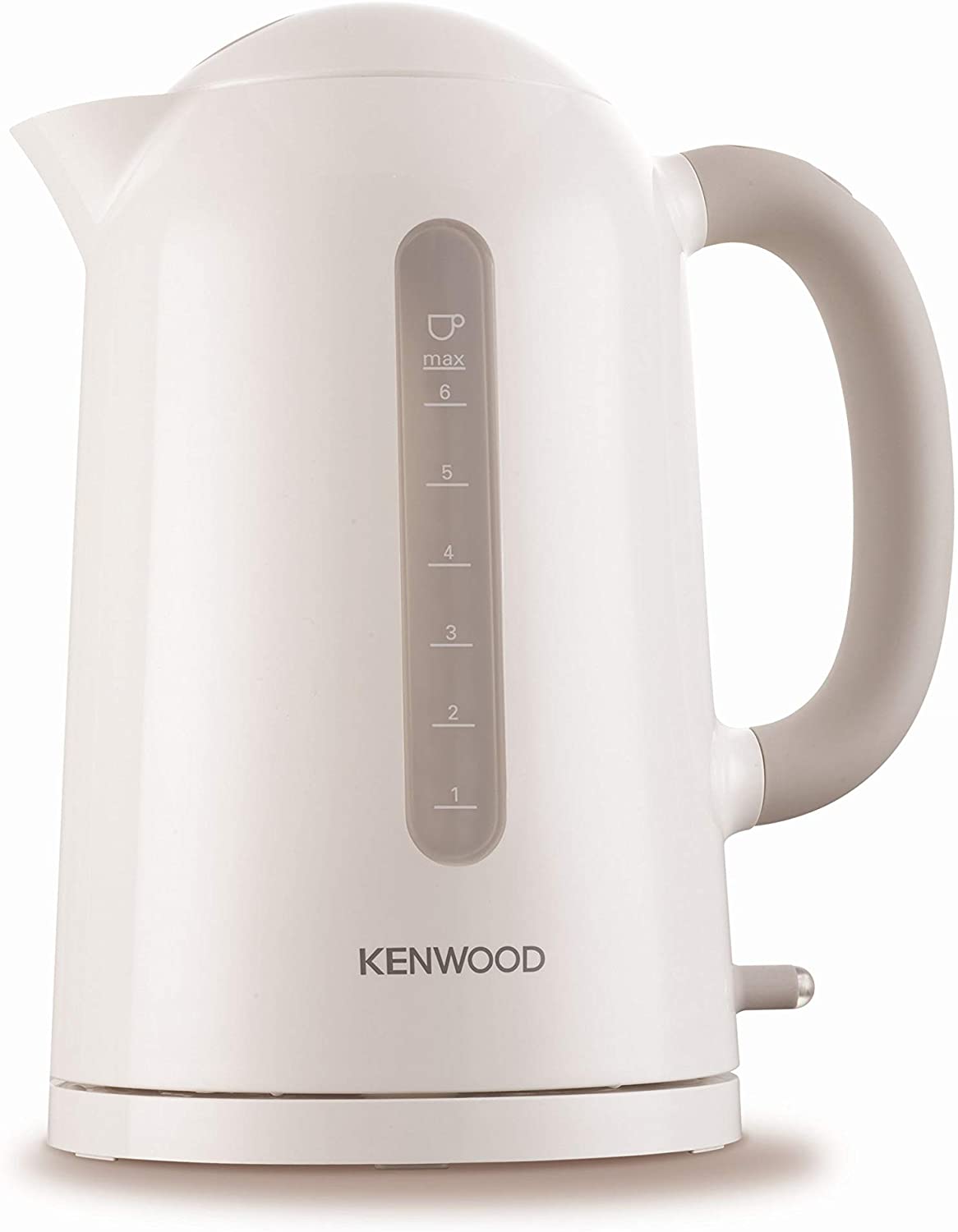 DeLonghi Kenwood JKP 230 True kettle/1.6 liter/2200 watts/flip-top lid/white