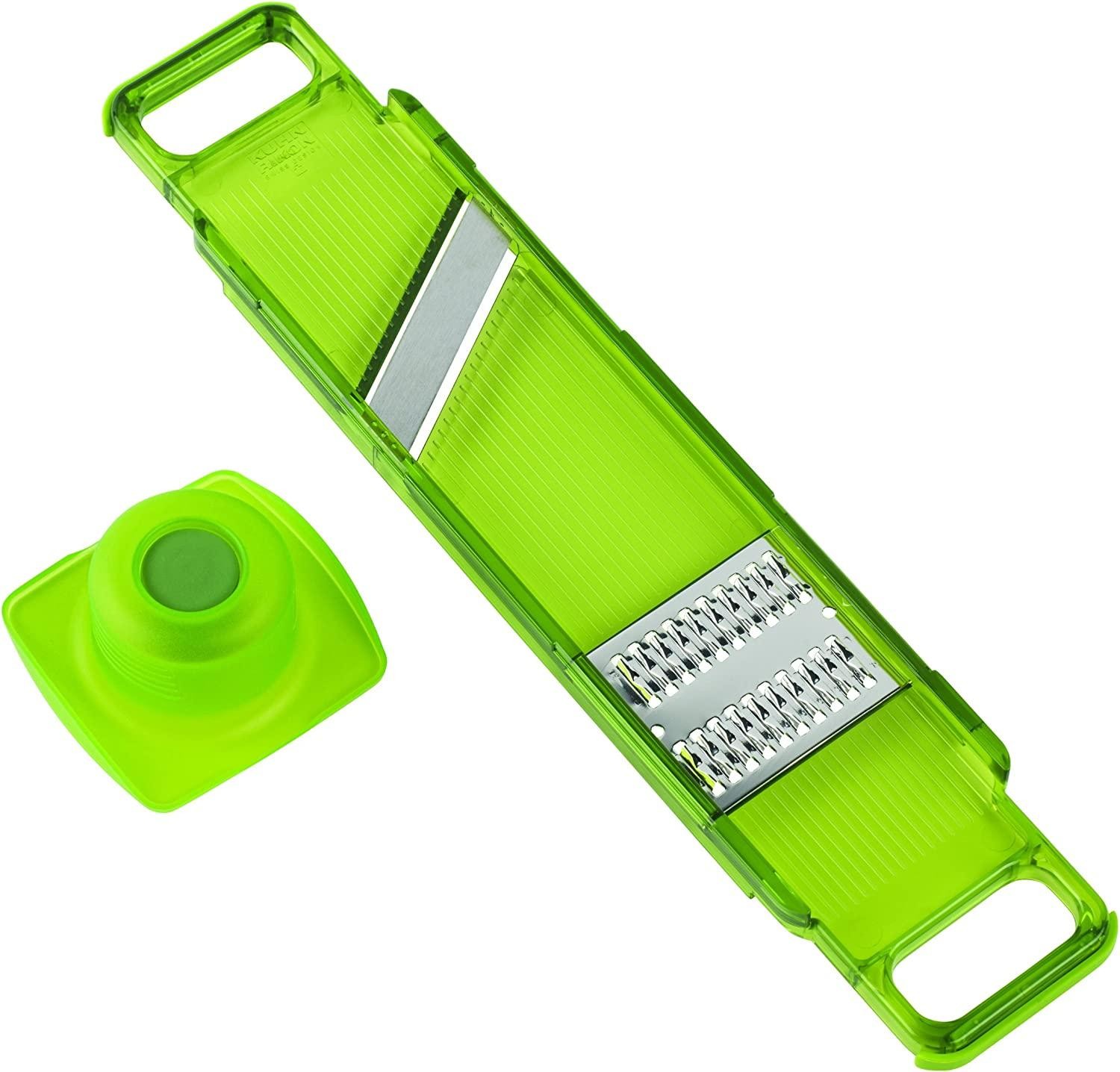 Kuhn Rikon Dual Julienne and Slice Mandoline, Green