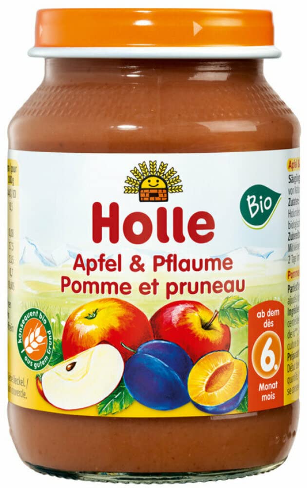 Holle Bio Apfel & Pflaume (6 x 190 gr)