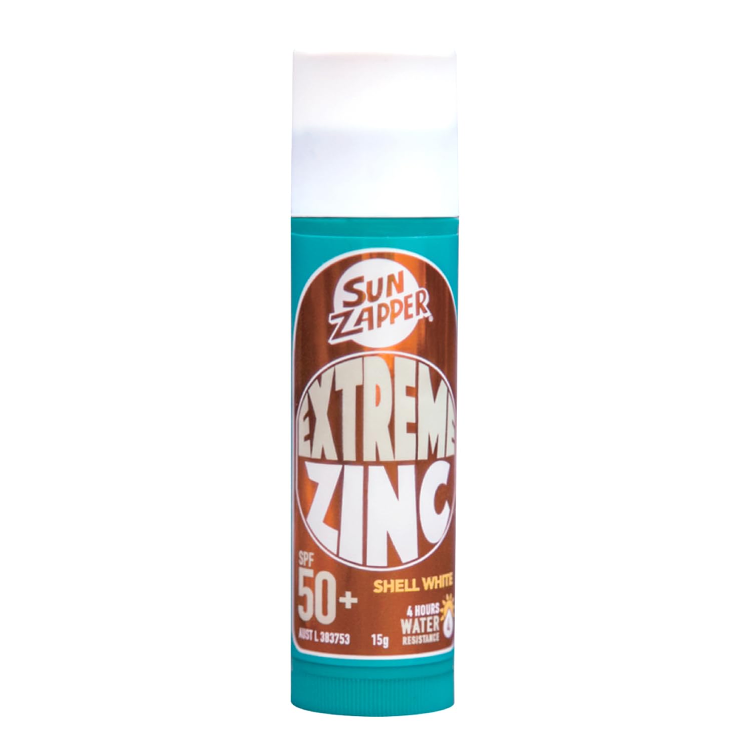 Sun Zapper Zinc Stick - White Color Sun Protection SPF 50+ Australian Sun Cream