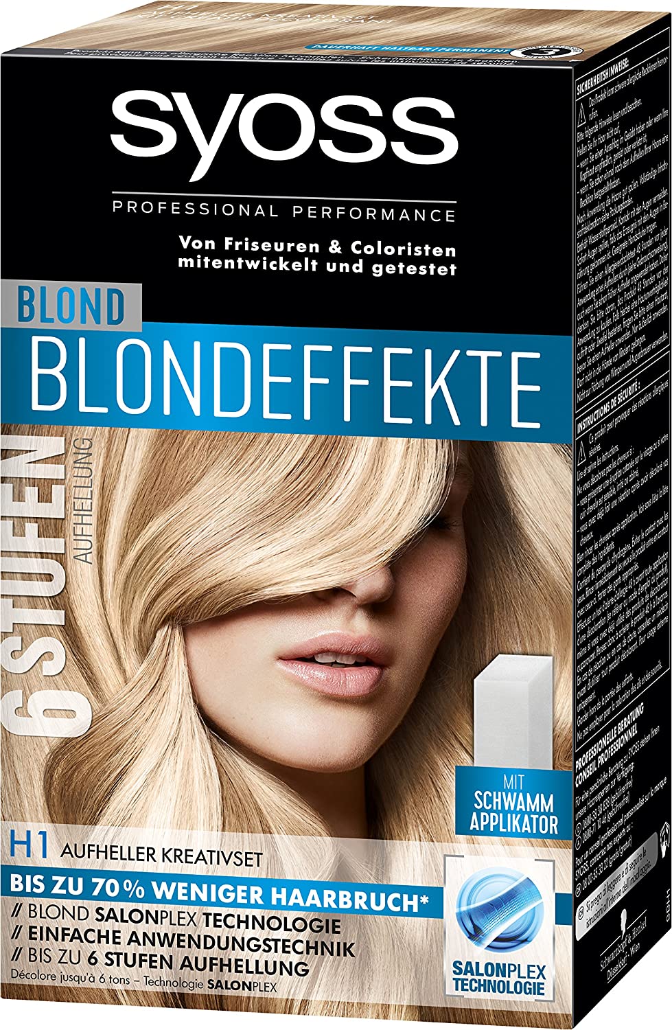 Syoss specialist Performance Blonde Effects Hair Color Level 3 3 x 95 ml, brown ‎light