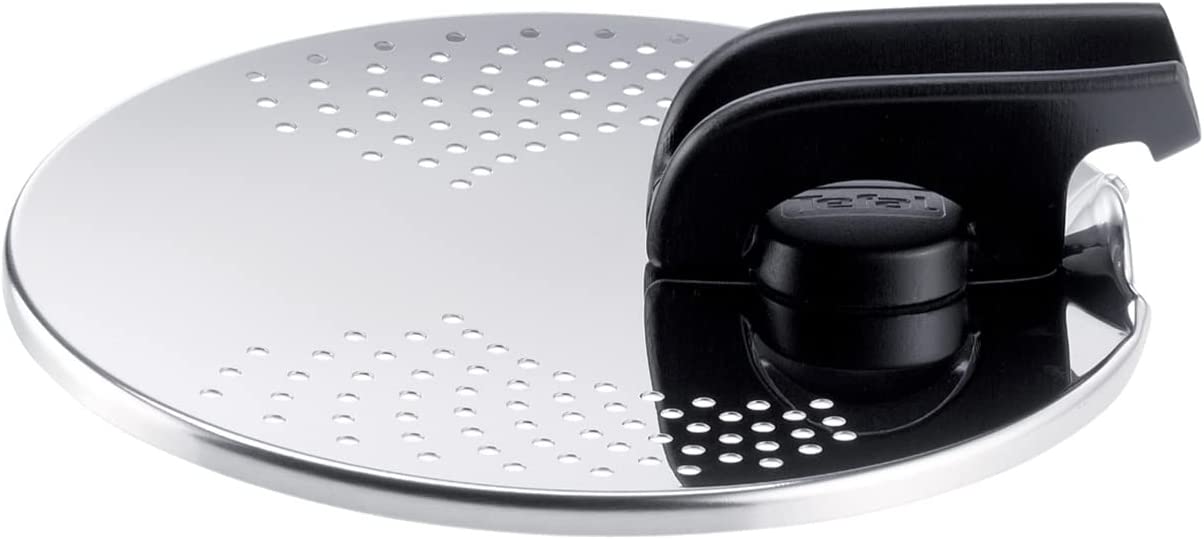 Tefal Ingenio Stainless Steel Drip Lid, Easy Storage, Multi Diameter, Compatible with Ingenio, Dishwasher Safe L9829402