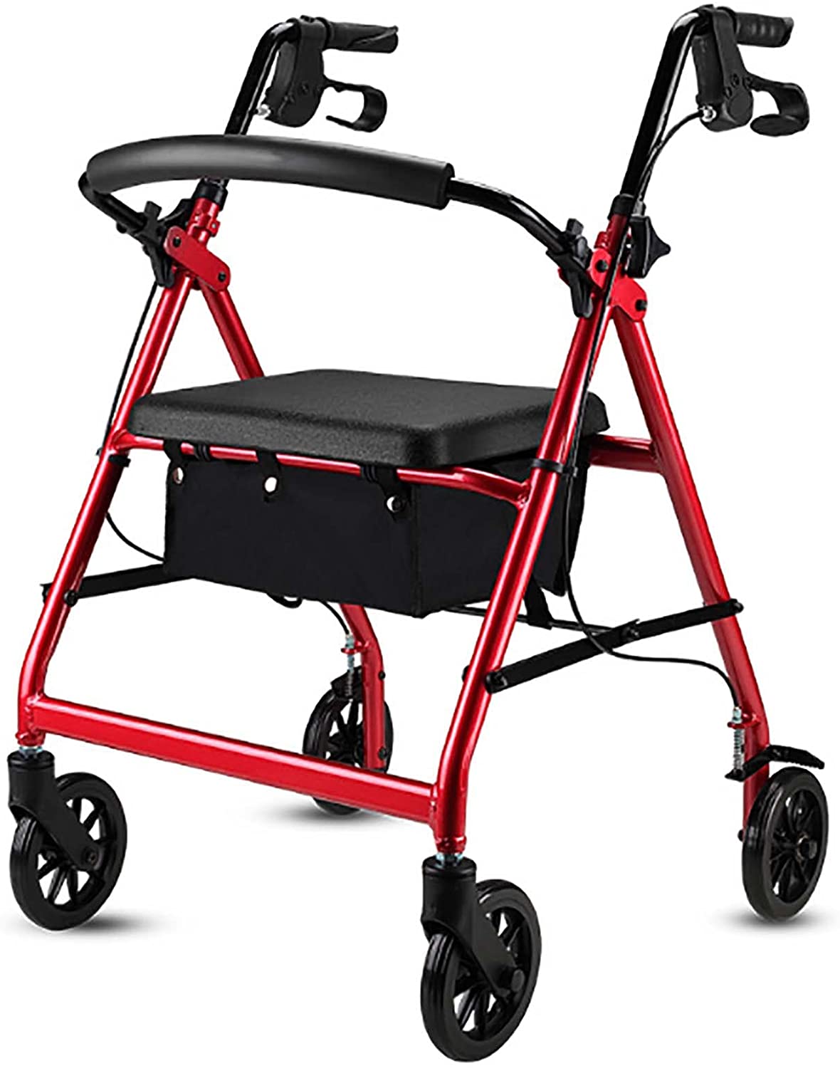 Better Angel HM Rollator Foldable and Lightweight - Rollator Lightweight Foldable, Lightweight Rollator, Folding Walking Aid, Foldable Walking Frame with Seat, Lightweight Rollator