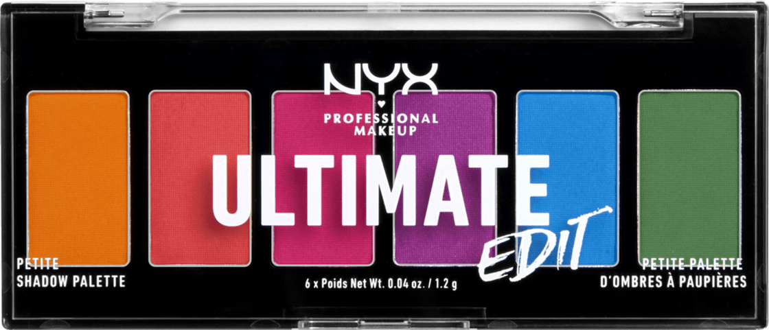 NYX PROFESSIONAL MAKEUP Lidschatten Ultimate Shadow Palette Mini Brights 02, 7,2 G