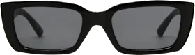 Sunglasses adults black frame, cat eye style, 1 piece