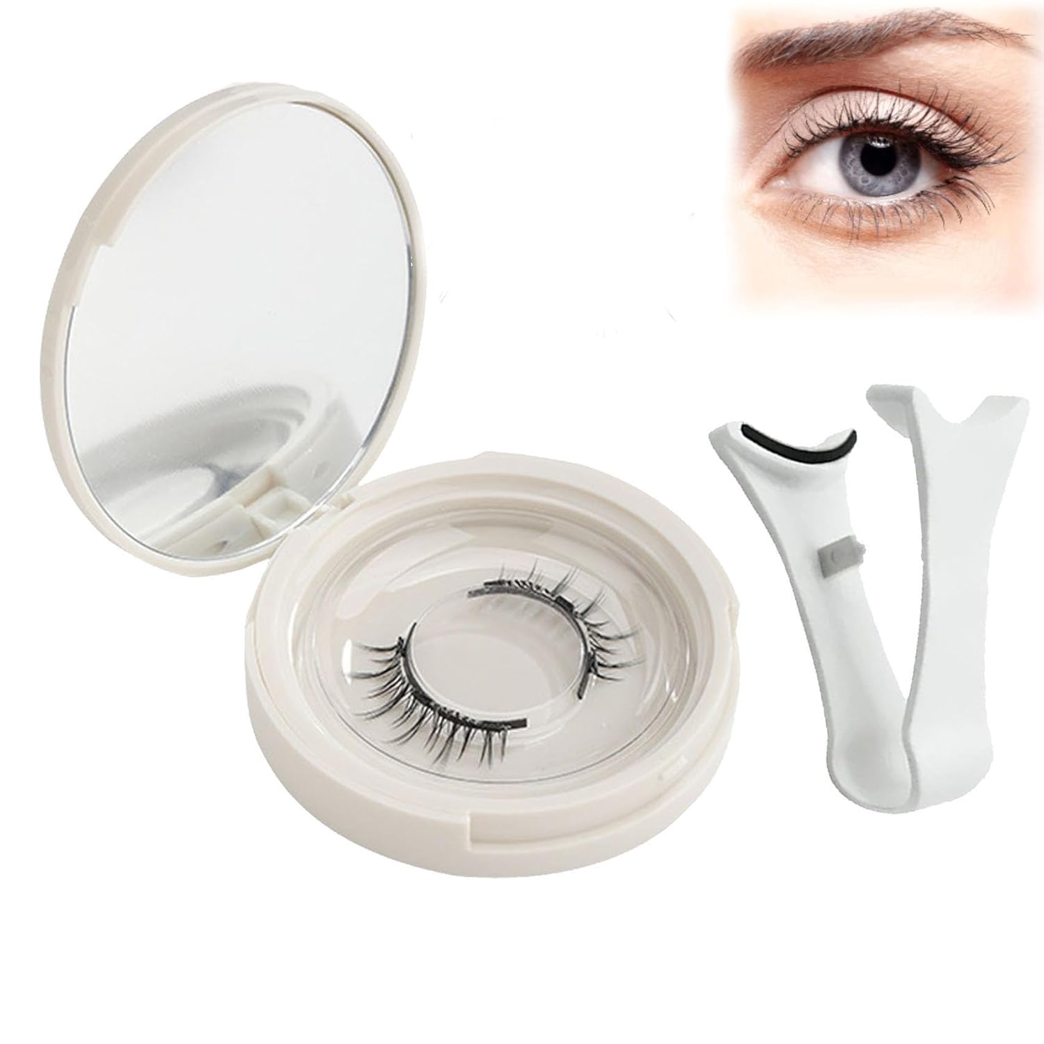 Magnetic Ginani Eyelashes, Ginani Magnetic Eyelashes with Applicator, Ginani Magnetic Eyelashes, Ginani Magnetic Eyelashes with Applicator (Simple)