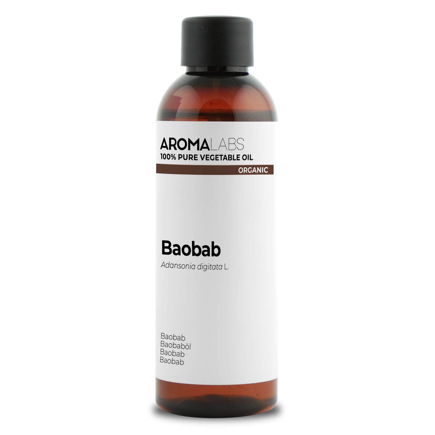 Aroma Labs - Baobab Oil - Organic Plant Oil - Native and Cosmos Certified - 100 ml