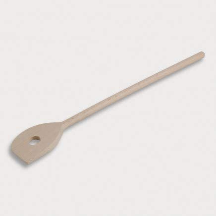 HOFMEISTER Holzwaren Cooking Spoon with Pointed End with Hole, Length 160 mm/Made of Beech Wood
