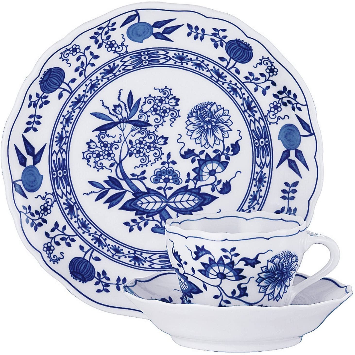 Rosenthal Hutschenreuther Hutschenreuther Blau Zwiebelmuster Gedeck 3-tlg. 18109