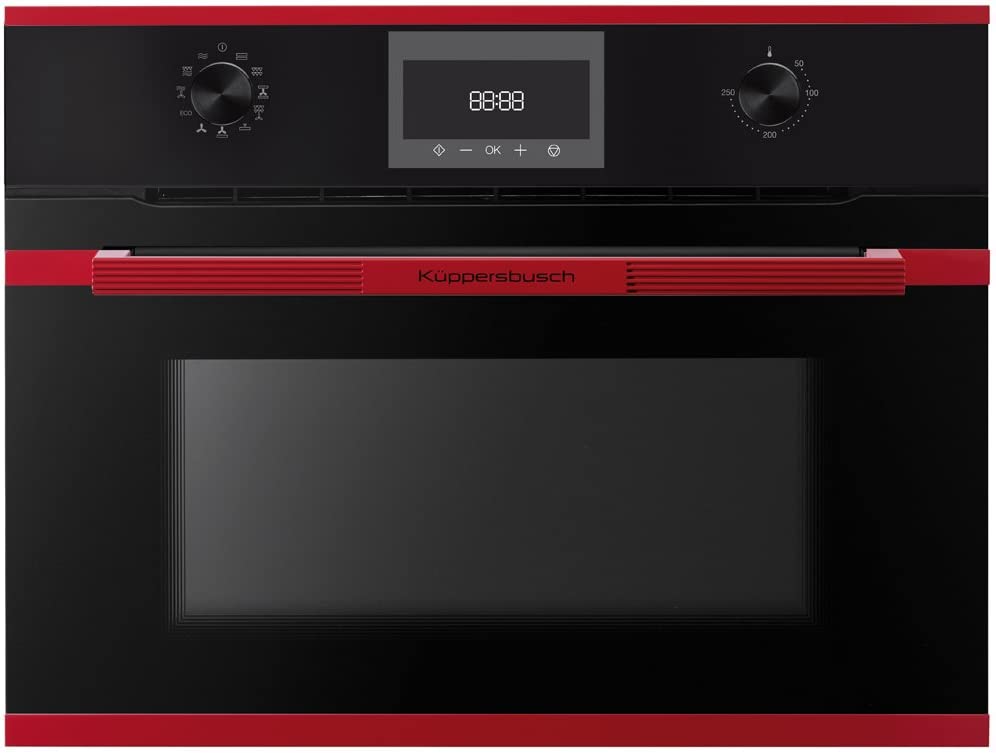 Küppersbusch cm6330.0s8 Built-in Microwave Oven, Glass/Metal Black – Kit Hot Chili Enclosed