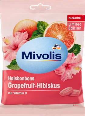 Candy, grapefruit hibiscus, 75 g