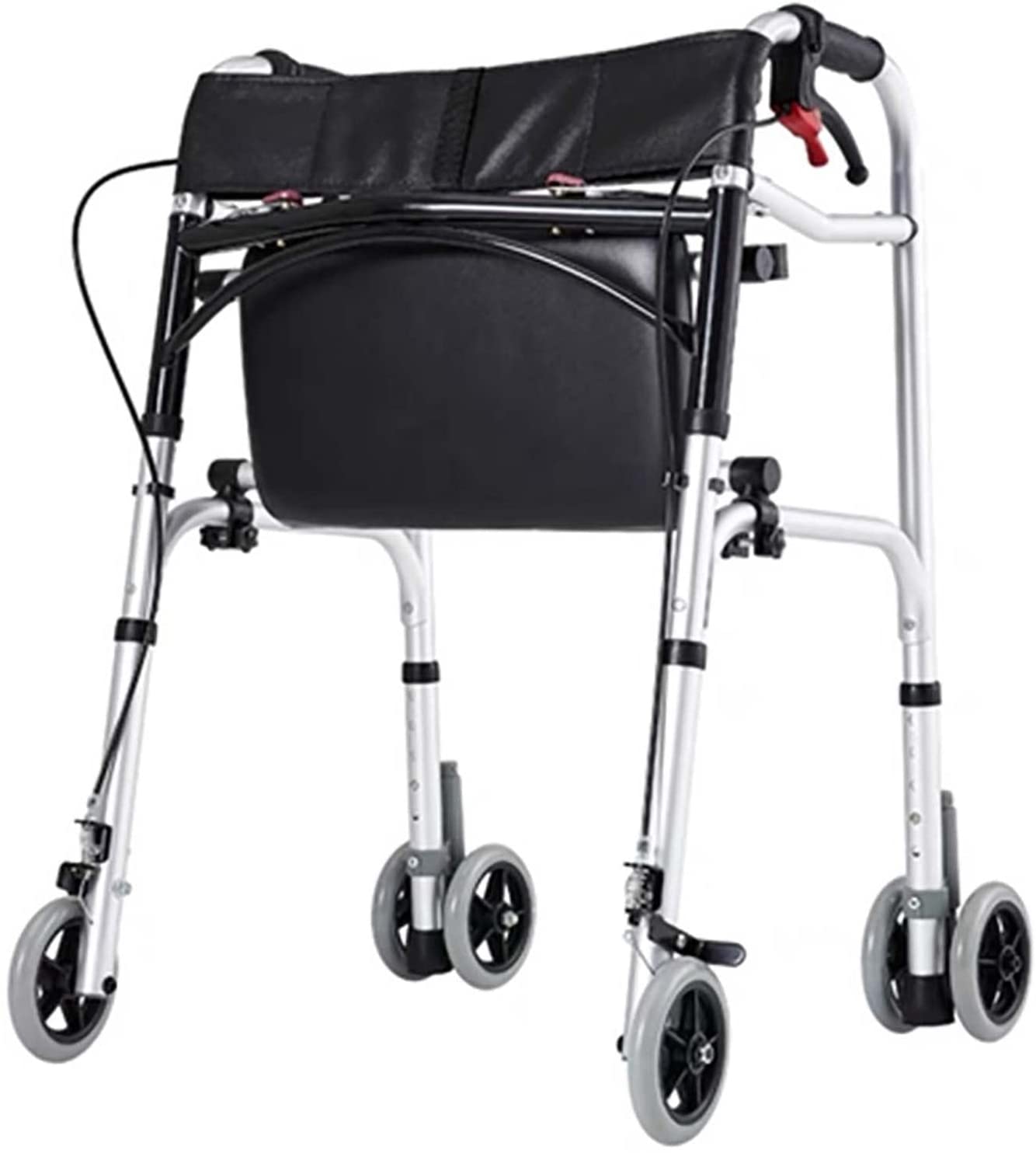 Better Angel HM Rollator Foldable and with Seat - Rollator Easy Foldable, Lightweight Rollator, Foldable Walking Aid, Lightweight Rollator, Foldable and Lightweight, Foldable Rollator