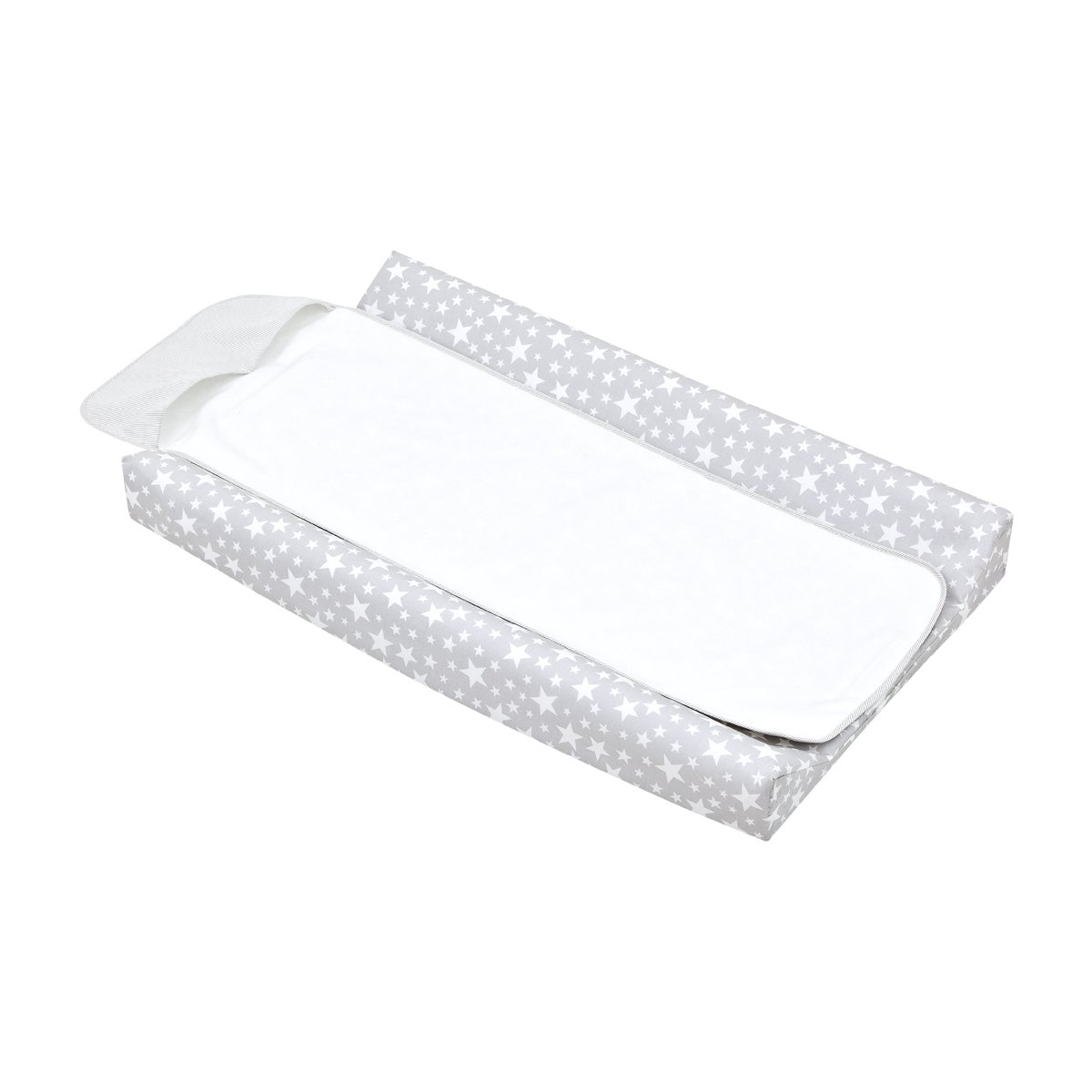 Cambrass 35082 Foam Complete Collection Star Baby Changing Pad, 47 x 80 cm Grey