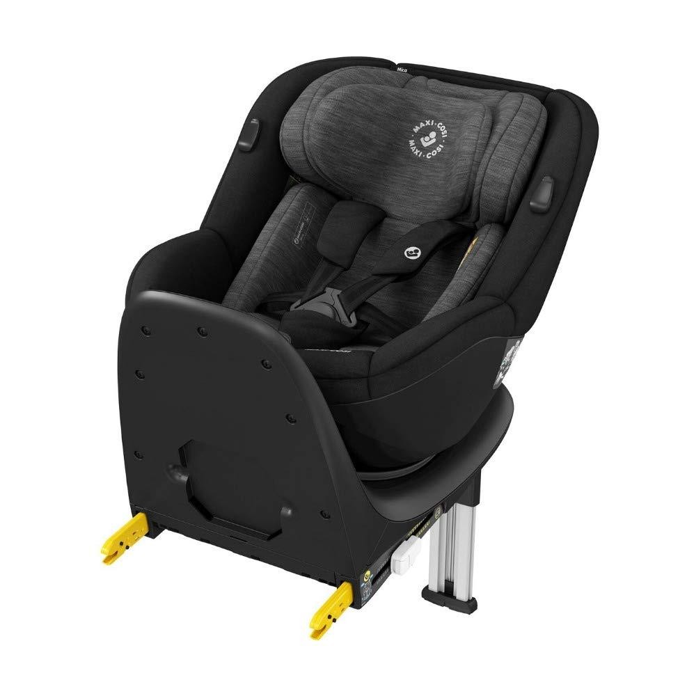 Maxi-Cosi Mica, 360° rotatable i-size child seat including Isofix base, 0/1 group car seat (up to approximately 105 cm / 18 kg). G-Cell side protection, usable from approximately 4 months to approximately 4 years.