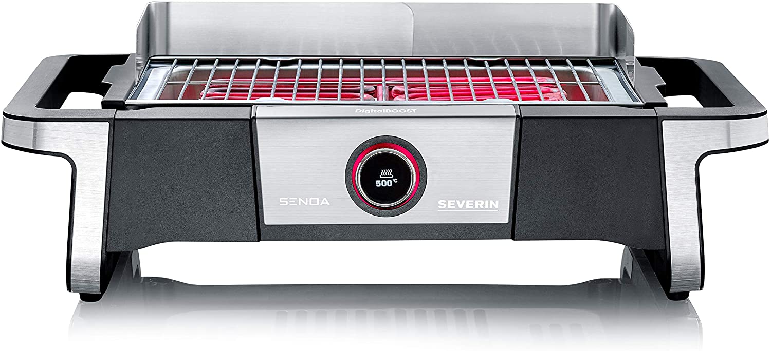 Severin Senoa DigitalBoost PG 8114 Grill with SafeTouch Housing, BoostZone 