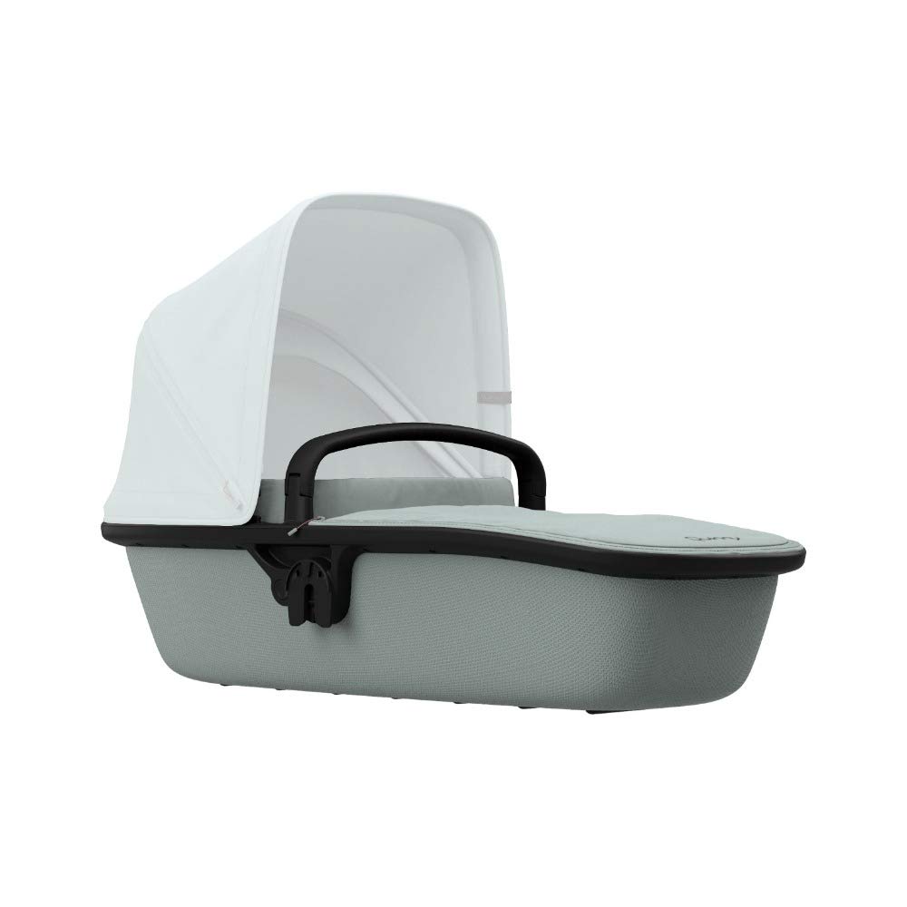 Quinny Lux carrycot, suitable for Buggy Zapp Flex and Zapp Flex Plus, ultra-light carrycot, robust and breathable, usable from birth up to 6 months, gray on gray