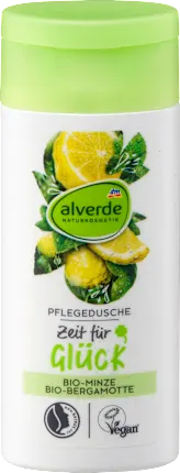 Nourishing Shower Time for Happiness, Mint Bergamot, Travel Size, 50 ml