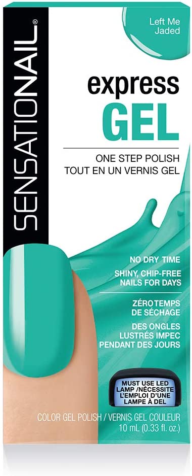 SensatioNail Express Gel Polish Left Me Jade 10 ml