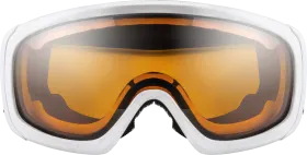 SUNDANCE children's ski goggles with white frame and patterned band, 1 piece