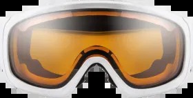 SUNDANCE children's ski goggles with white frame and patterned band, 1 piece