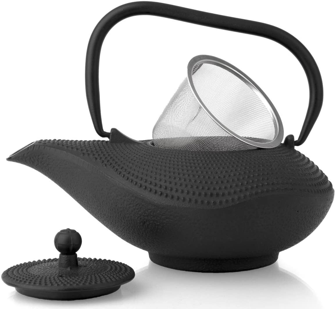 Bredemeijer G016Z Aladdin Teapot 0.9 L, Cast Iron, Black