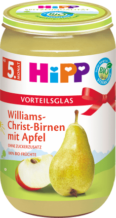 Fruits Williams-Christ pears with apple, from the 5th month, 250 g