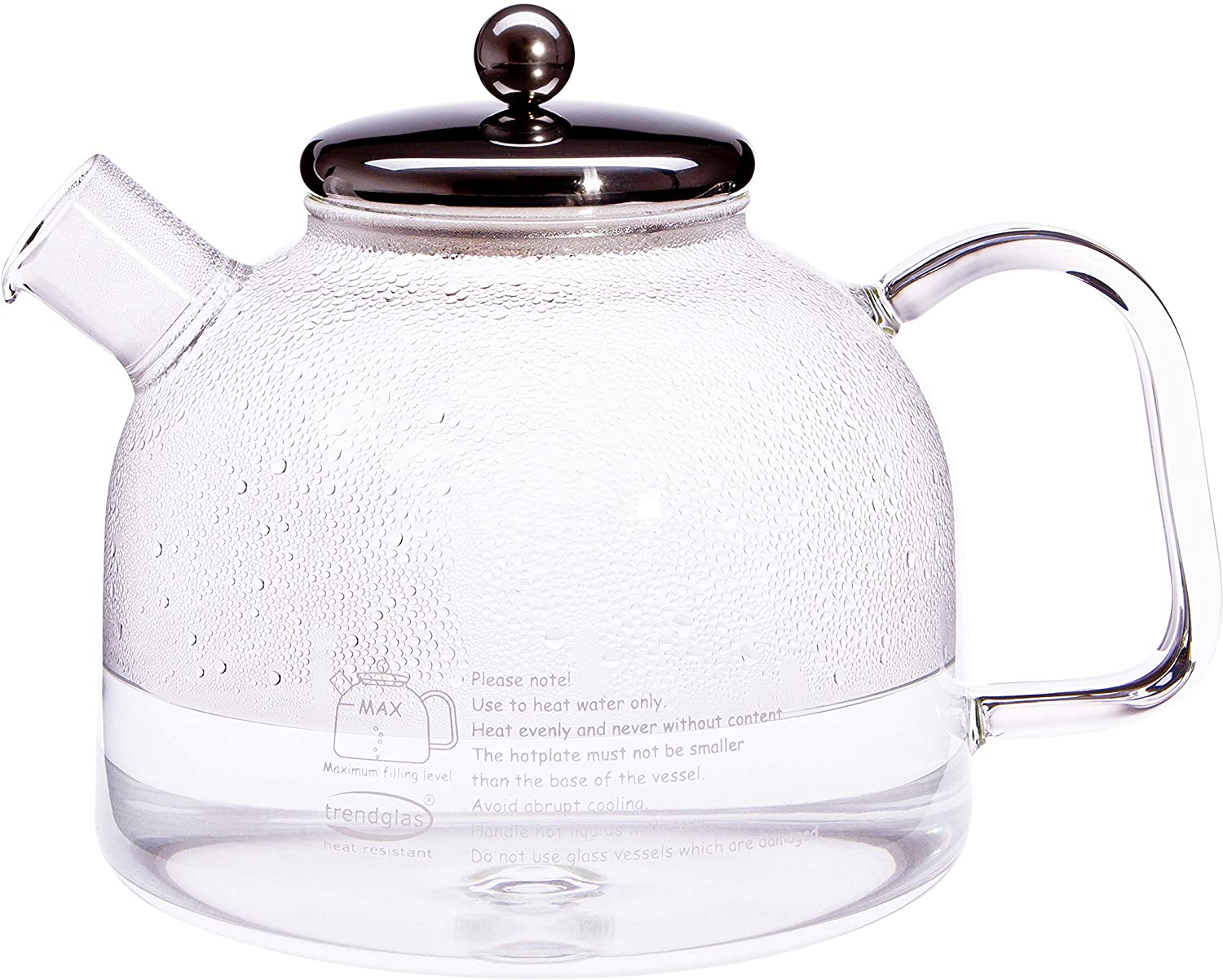 Trendglas Jena 9759 Kettle with Stainless Steel Lid 1.75 Litres