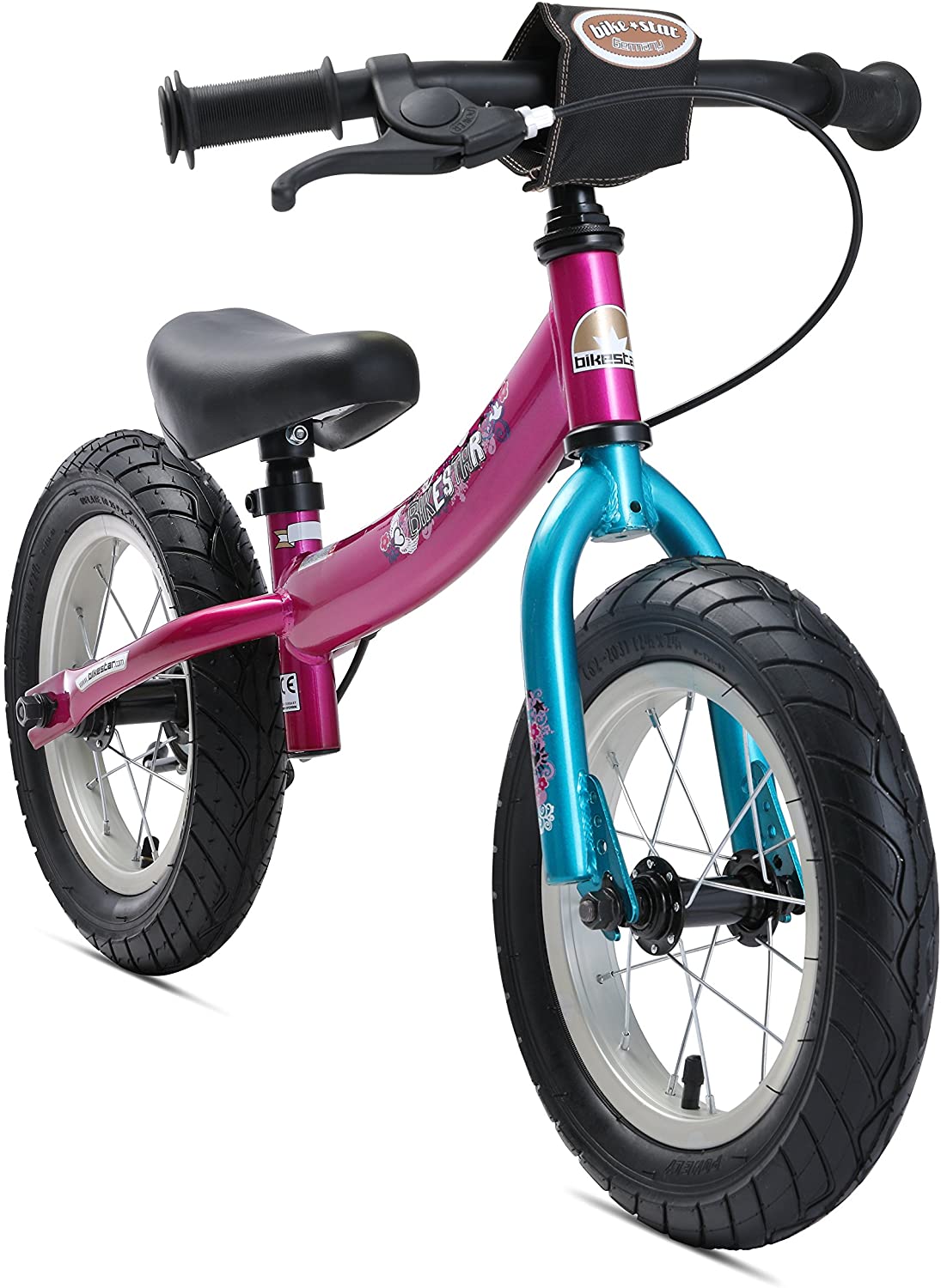 Bikestar Childrens Training Bike For Girls From 3 To 4 Years Old, 12 Inche