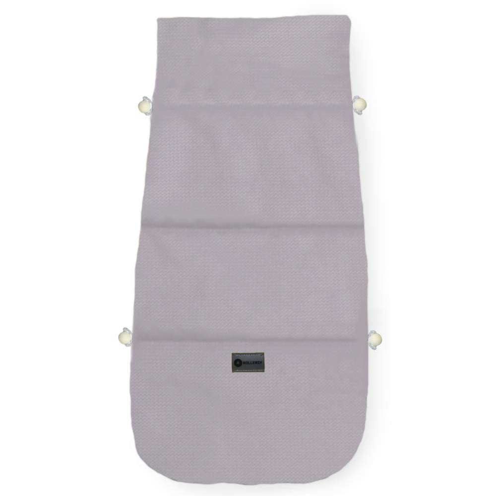 ROLLERSY Baby Car Seat Warm Blanket Attached to Seat Cover, Colour: Baby Grey