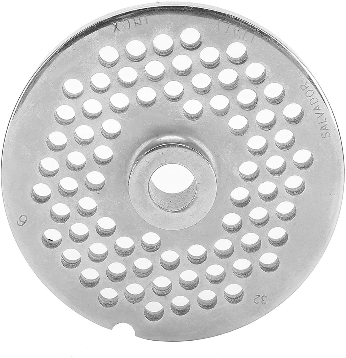 Omabeta Fleischwolf Flache Scheibenklinge Haushalt Edelstahl Fleischwolf Brecher Fleischwolf Teller Scheibenmesser Ersatz Küchenzubehör(32# orifice plate-6mm)