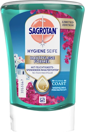No Touch Floral Coast liquid soap, refill pack, 250 ml