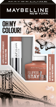Gift set lipstift Super Stay Moka, 2 pm, 1 st