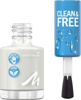 MANHATTAN Cosmetics Nail Polish Clean & Free Nail Polish, Fresh Undone 151, 8 ml