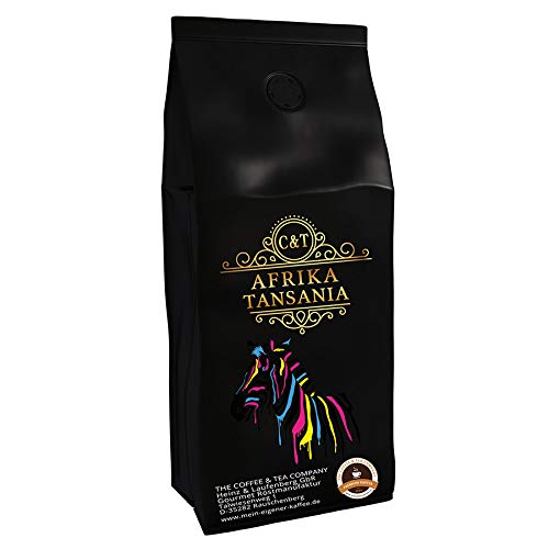 Coffee Specialty from Africa - Tanzania, The Land of Kilimanjaro - Country Coffee - Top Coffee - Low Acid - Gentle and Freshly Roasted (Whole Bean, 3 x 1000 g)