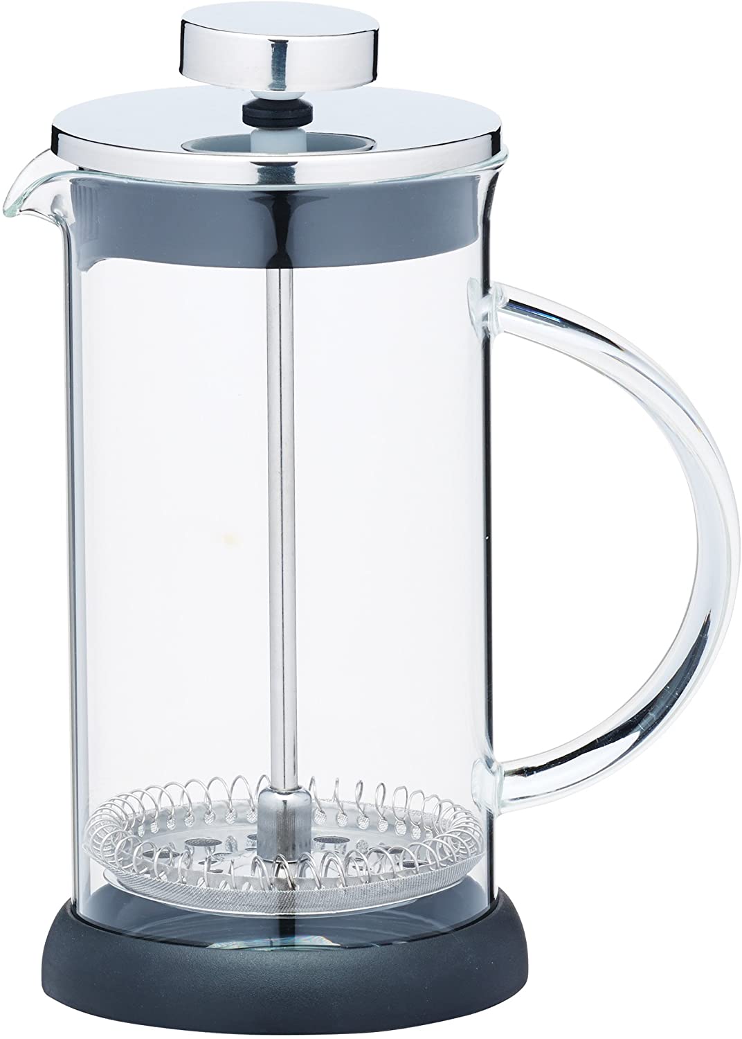 Kitchen Craft Le \'Xpress Glass/Stainless Steel Coffee Maker, 3 Cup, 350 ml, Transparent