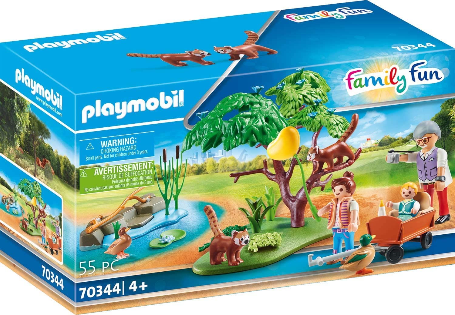 Playmobil 70344 Family Fun Red Pandas In Outdoor Enclosure Children’S Play 