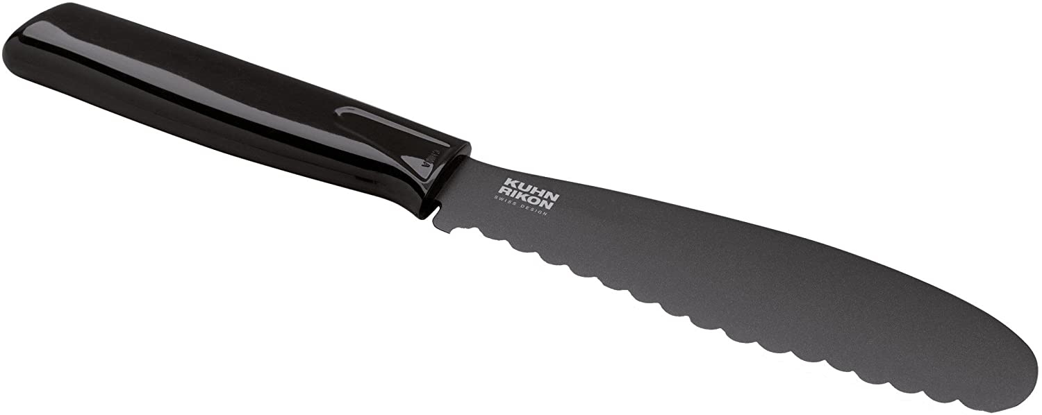 Kuhn Rikon Colori Non-Stick Sandwich Knife, Black
