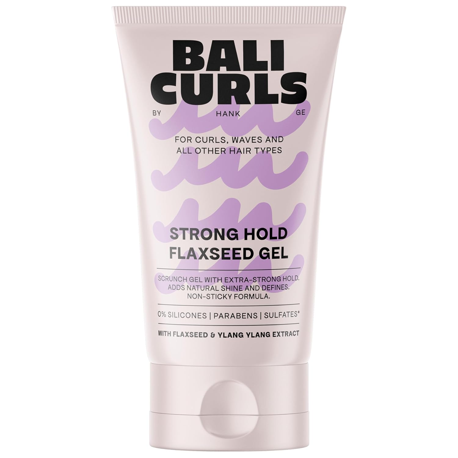 Bali Curls Strong Hold Flaxseed Gel - Extra Strong Scrunch Gel for Defined Curls - Long-lasting Hold & Natural Shine - Suitable for Curly Method - Silicone Free - 150 ml