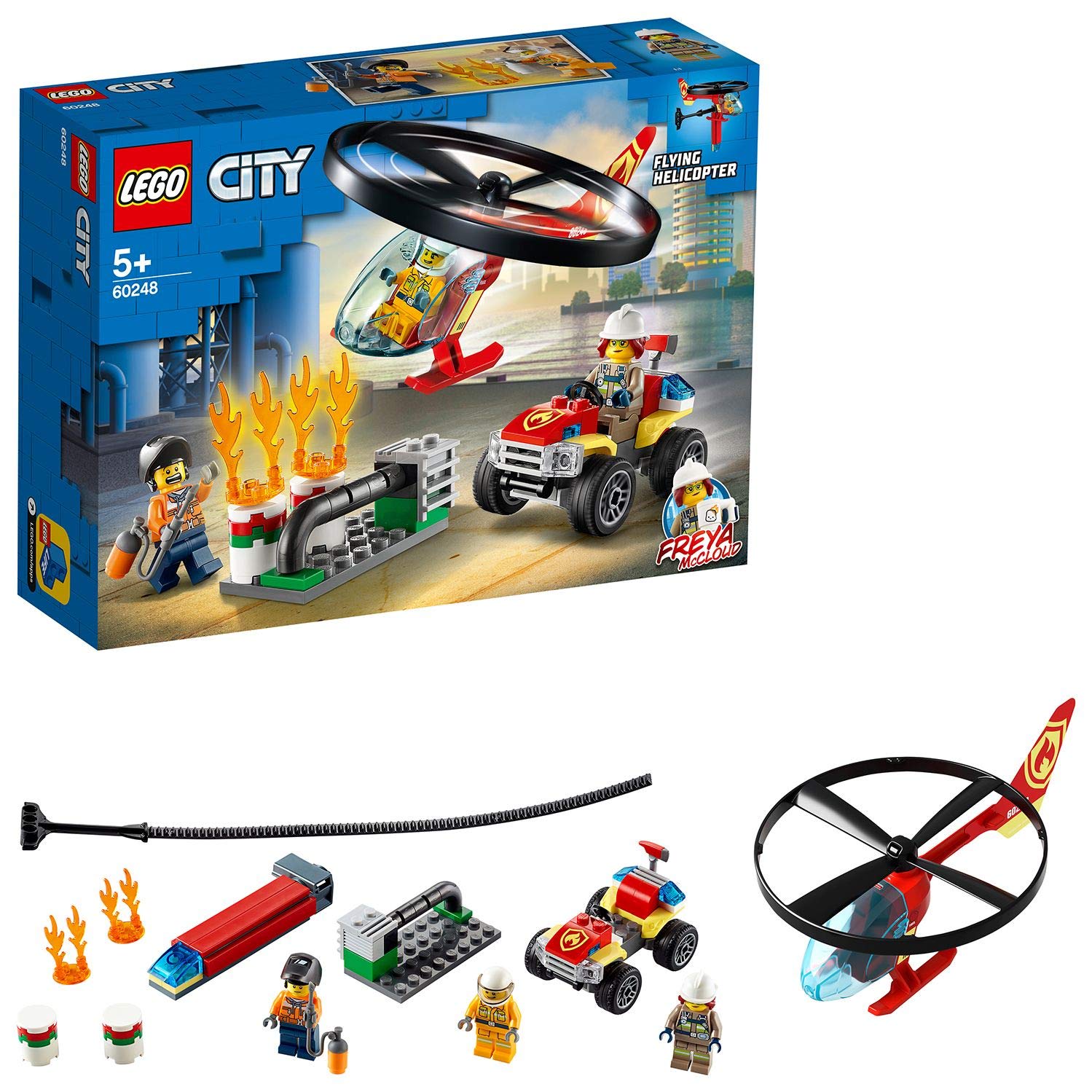 Lego 60248 – Use With Fire Helicopter, City, Construction Kit