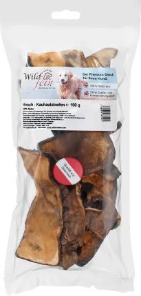 Chew snack dog, deer chew strips, 100 g