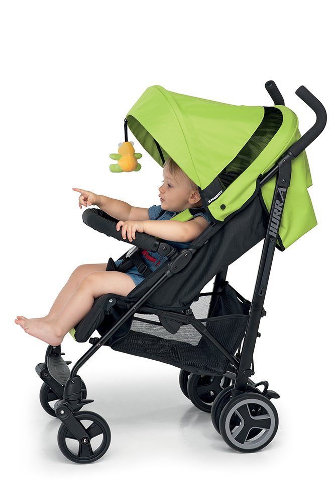 Foppapedretti Hurwird Compact Pushchair for Children from 0 to 3 Years Coral Red