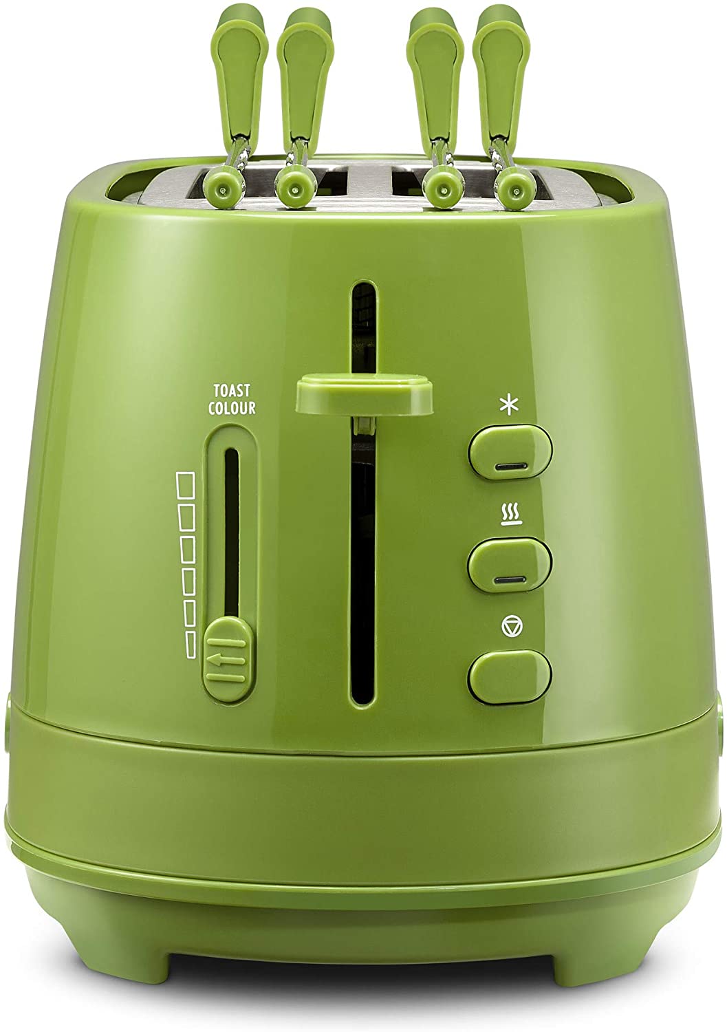 DeLonghi De Longhi CTLAP2203 Toaster with Tongs 550 Watt Green