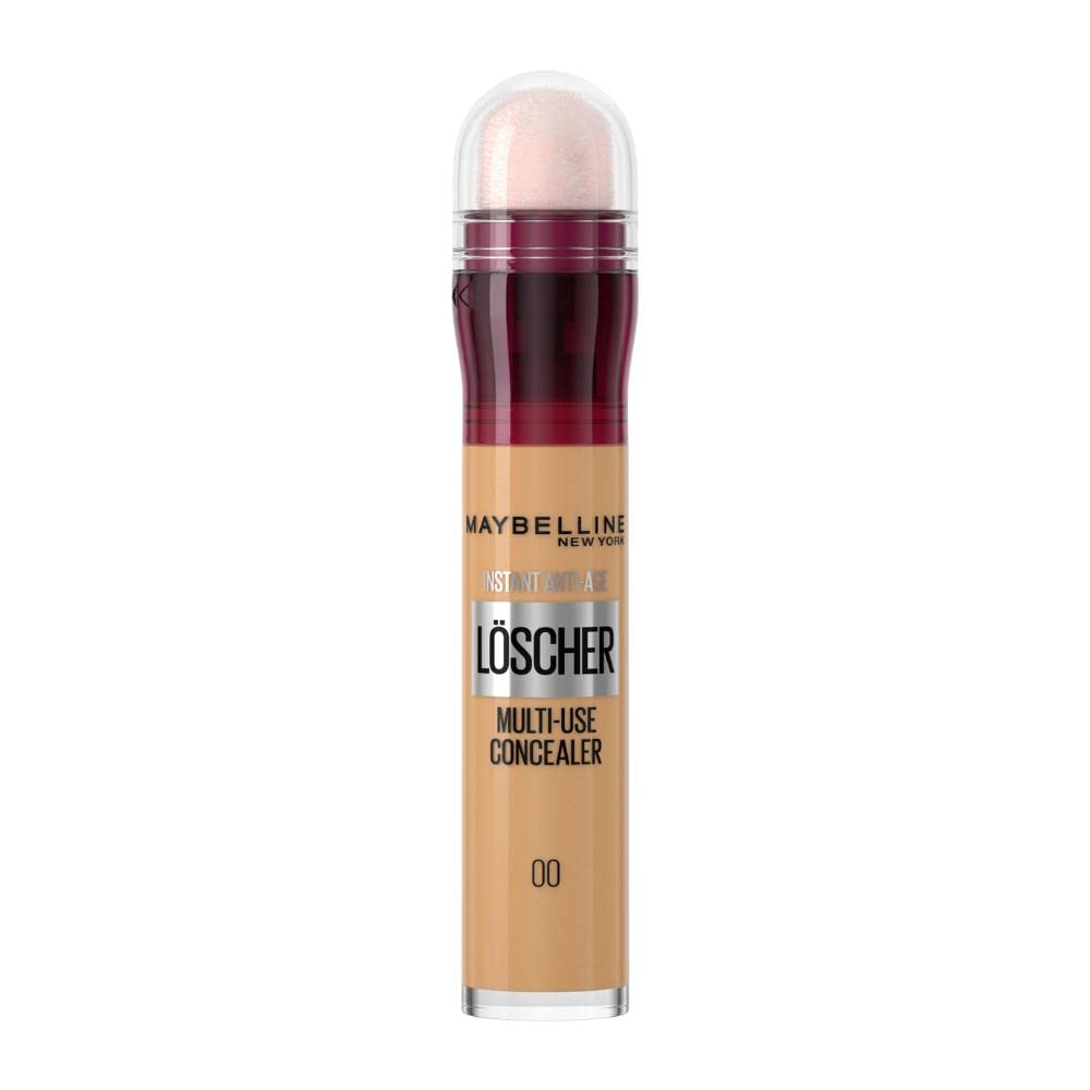 Maybelline New York Concealer Pen for Men, Skin Care with Colour, 5 Different Tones, for Concealing Dark Circles and Pimples, Wake and Nourished Appearance, No. 00 Ivory, 6.8 ml, medium ‎00 brown