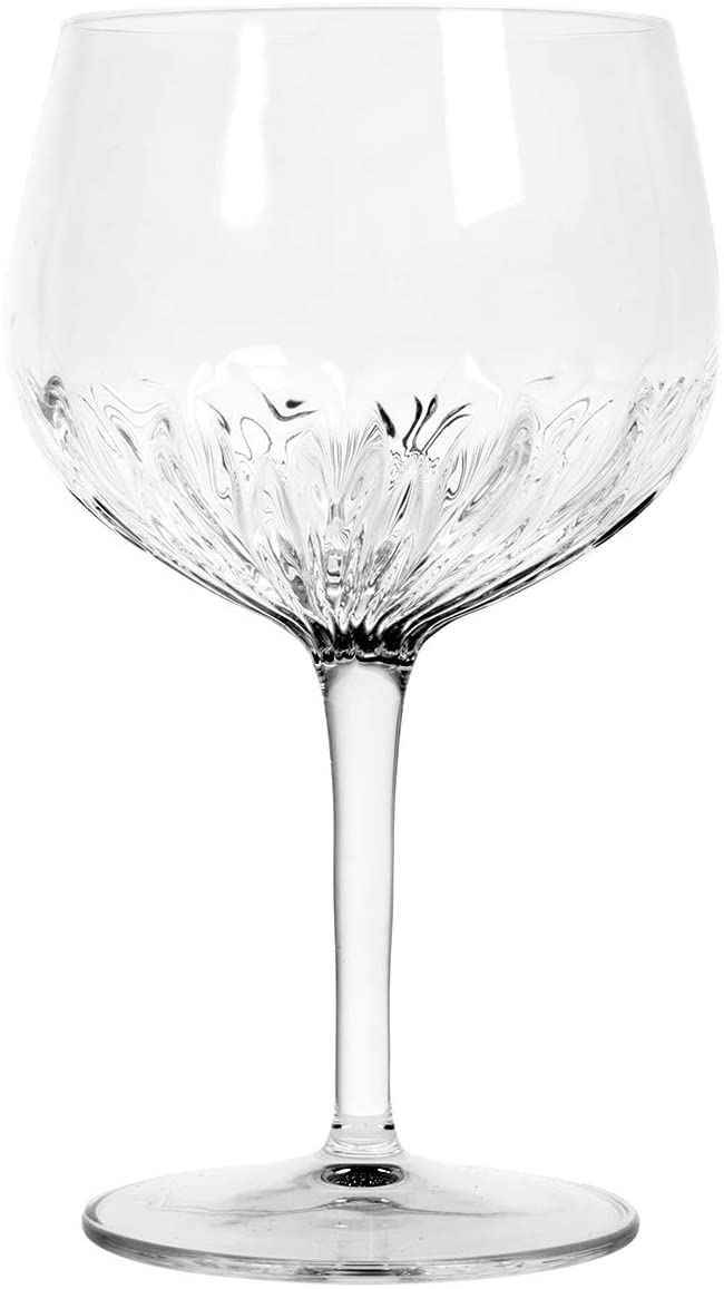 Luigi Bormioli 12464 Mixology Spanish Gin and Tonic Goblet Cockatil Glass, 800ml, Crystal Glass, Clear (Pack of 6)