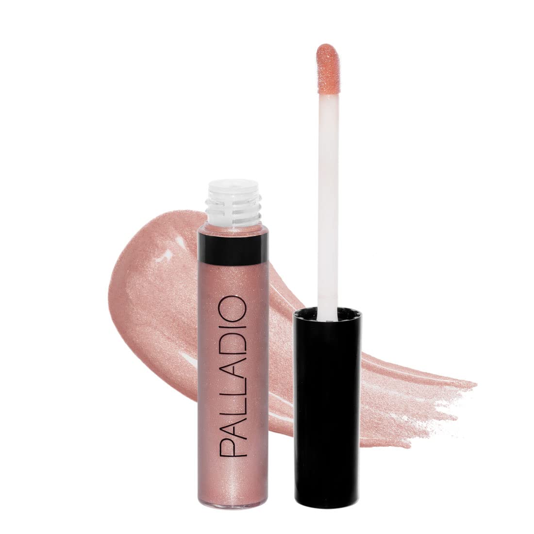 Palladio Lip Gloss, Non-Adhesive Lip Gloss, Contains Vitamin E and Aloe, Provides Intense Color and Moisture, Minimises Lip Wrinkles, Beautifies Lips with Beautiful Shiny Finish, Crystal