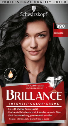 Schwarzkopf Brillance Hair color Black 890, 1 pc